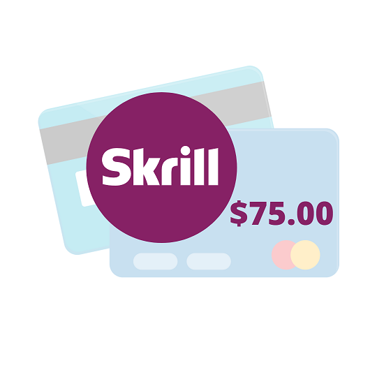  $75.00 skrill cash